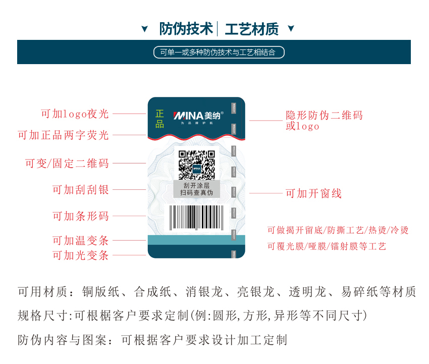 产品防伪标签对企业品牌的意义